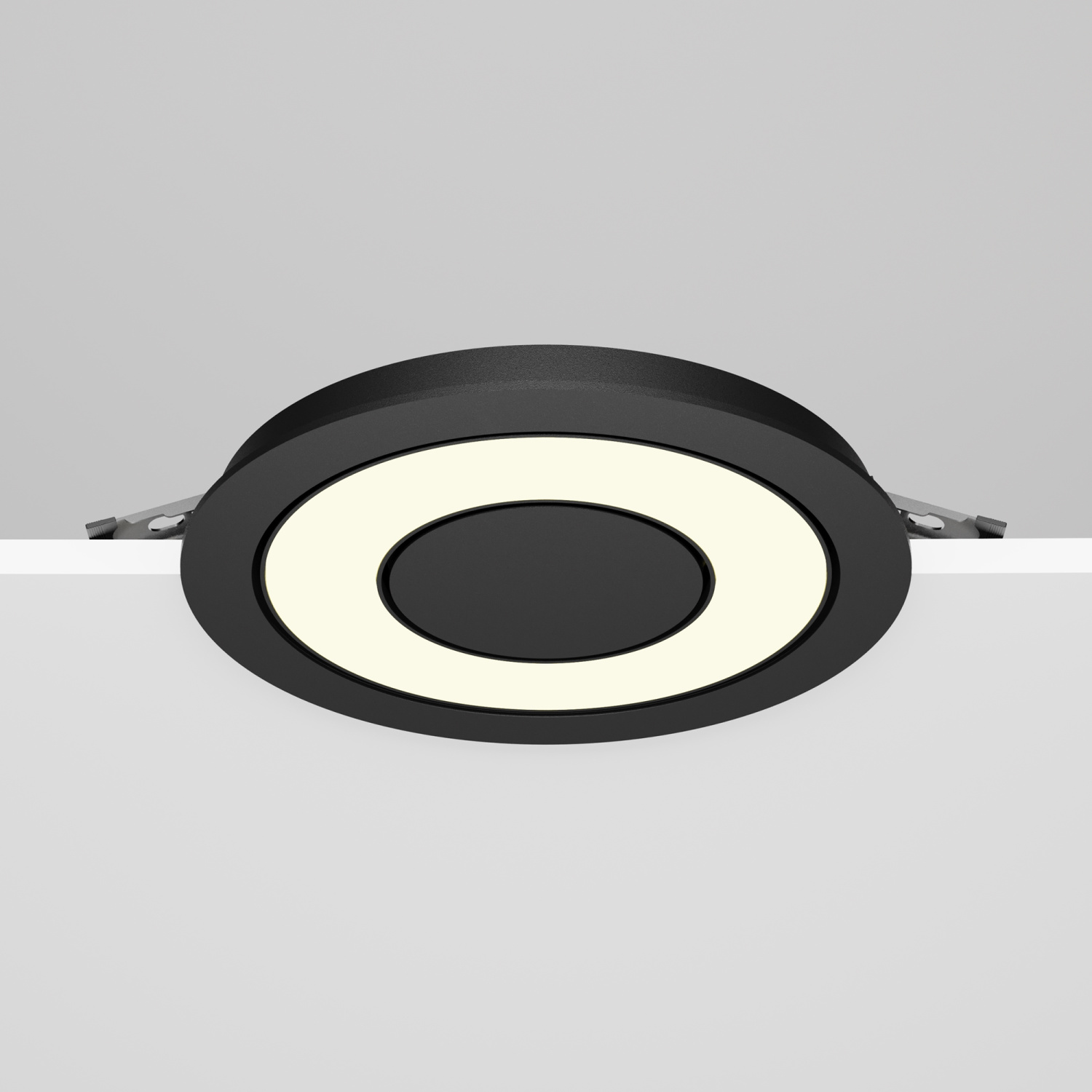 Maytoni Technical Vector Встраиваемый светильник цвет: черный DL102-12W3K-B