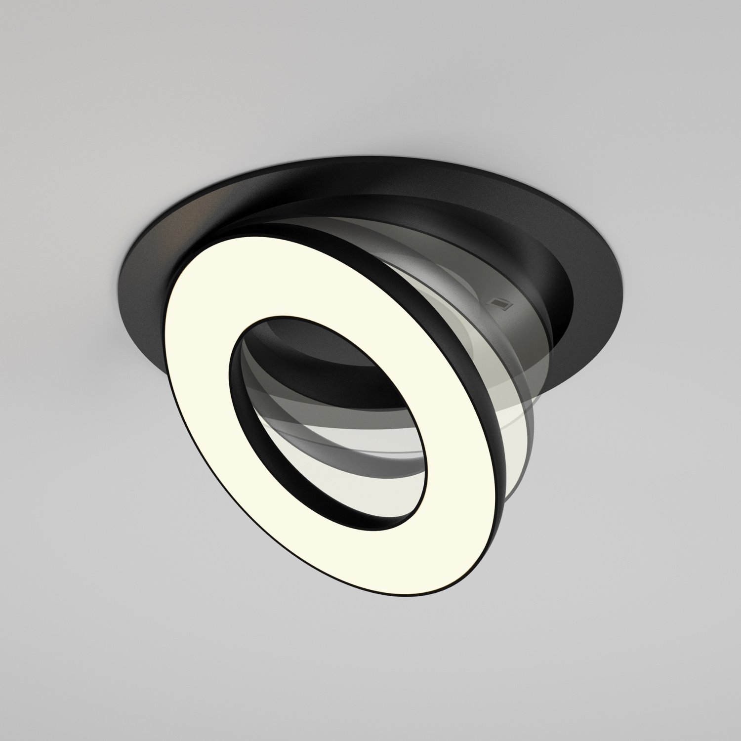 Maytoni Technical Vector Встраиваемый светильник цвет: черный DL102-12W3K-B