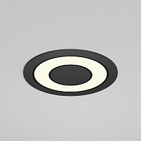 Maytoni Technical Vector Встраиваемый светильник цвет: черный DL102-12W3K-B