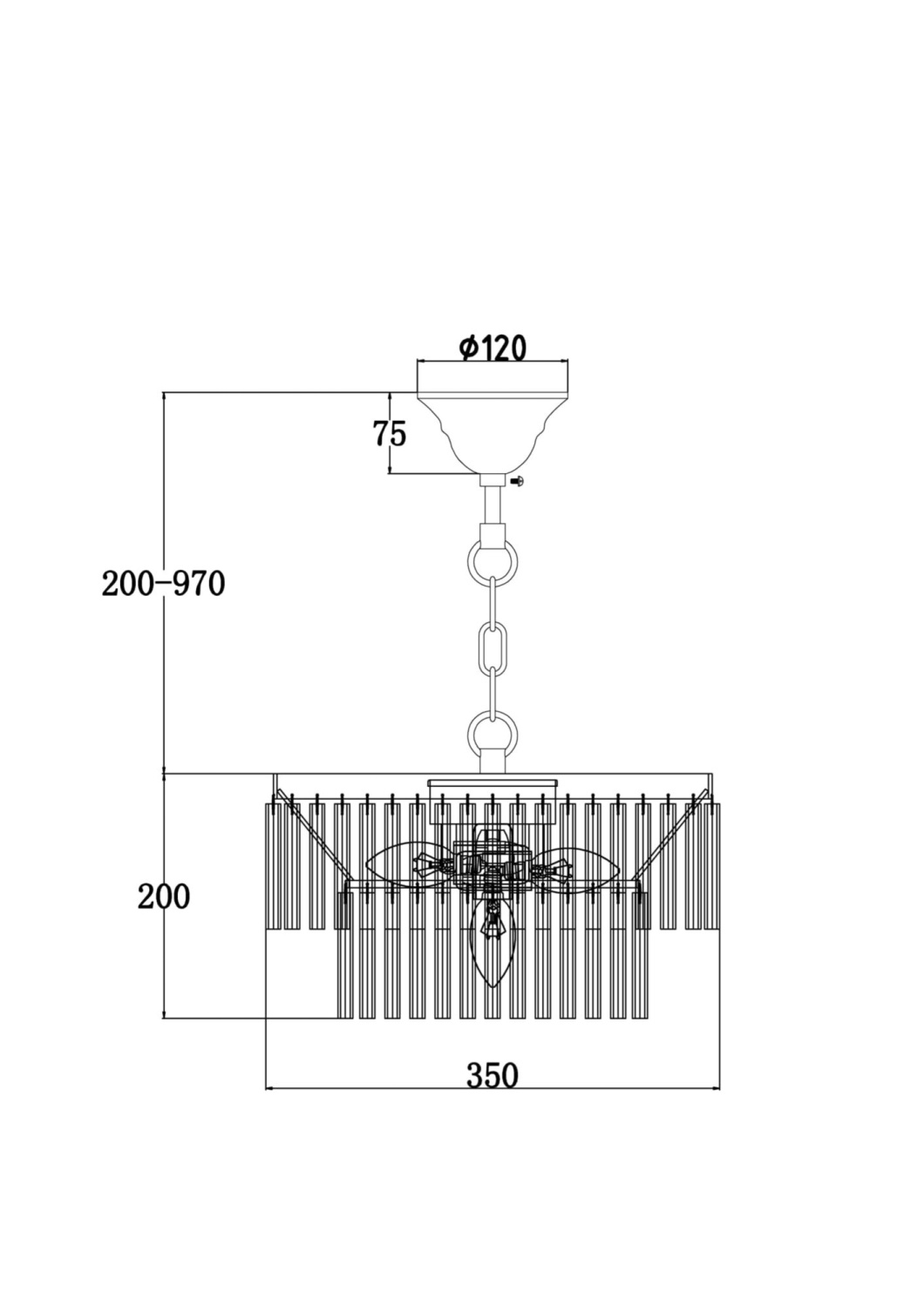Maytoni Classic Colonne Подвесной светильник цвет: латунь MOD093PL-04BS