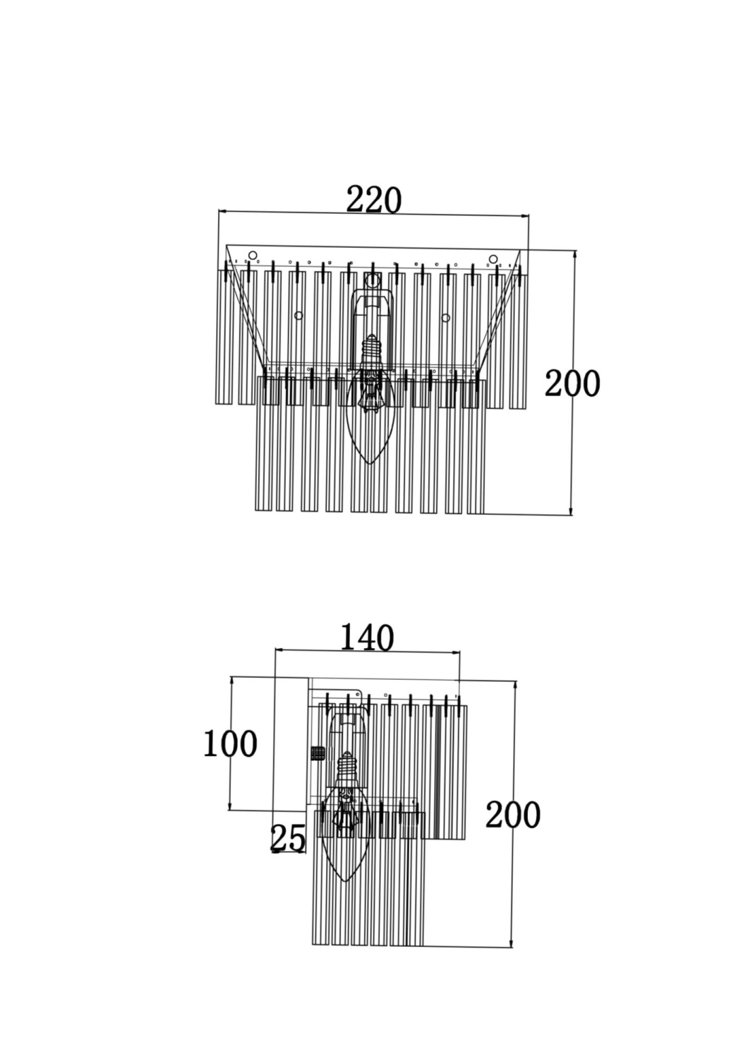 Maytoni Classic Colonne Настенный светильник (бра) цвет: латунь MOD093WL-01BS