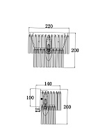 Maytoni Classic Colonne Настенный светильник (бра) цвет: латунь MOD093WL-01BS