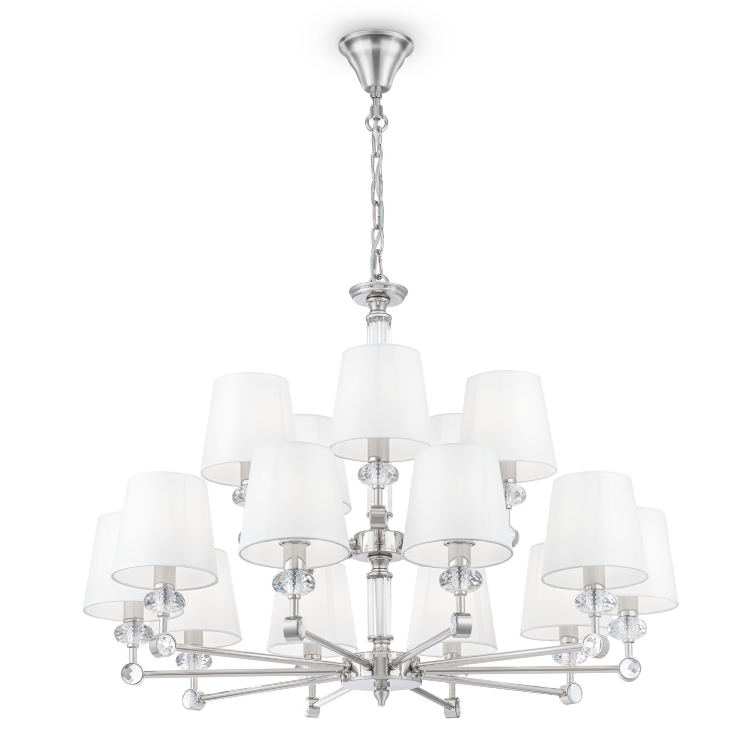 Maytoni Classic Riverside Люстра цвет: хром MOD018PL-15CH