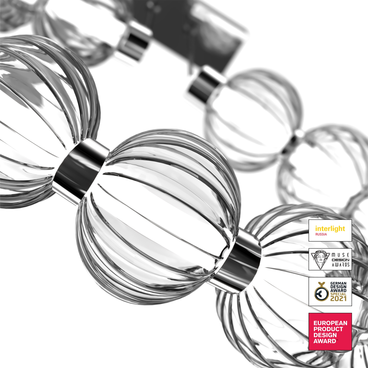 Maytoni Modern Amulet Подвесной светильник цвет: хром MOD555PL-L23CH5K