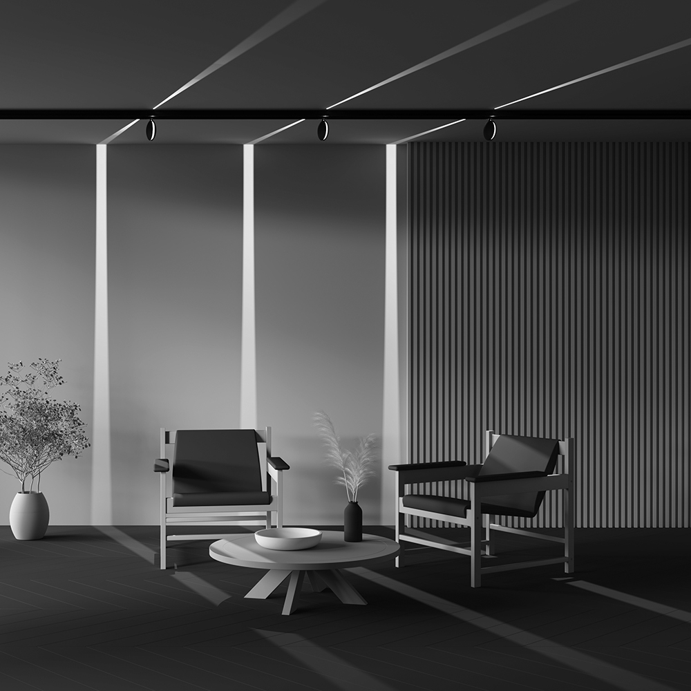 Maytoni Technical Outline Трековый светильник цвет: черный TR090-2-6W4K-B