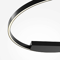 Maytoni Modern Rim Настенный светильник (бра) цвет: черный MOD058WL-L50BK