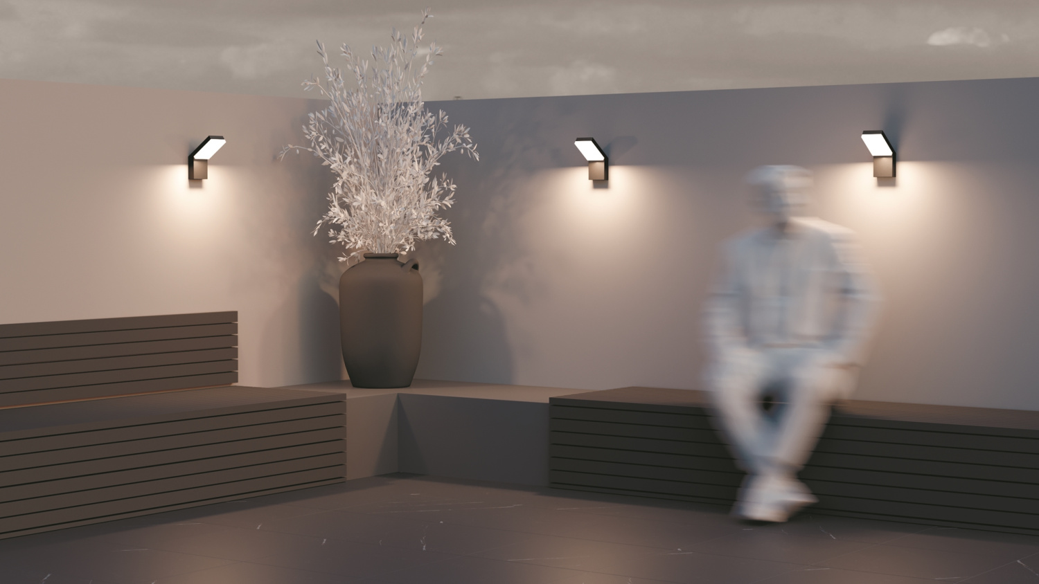 Maytoni Outdoor Paso Настенный светильник (бра) цвет: черный O595WL-L12B3K