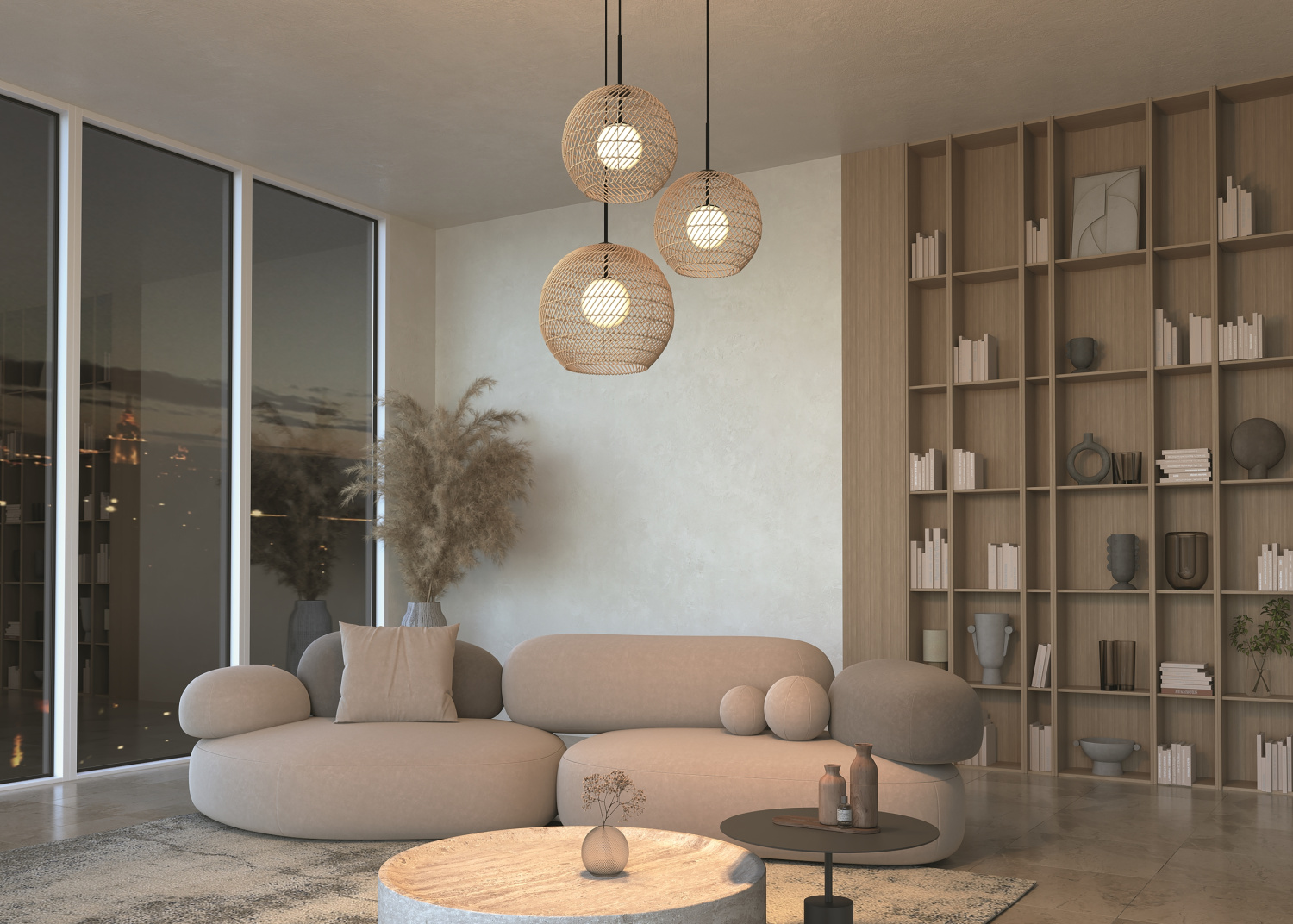 Maytoni Modern Cane Подвесной светильник цвет: черный MOD204PL-01BG1