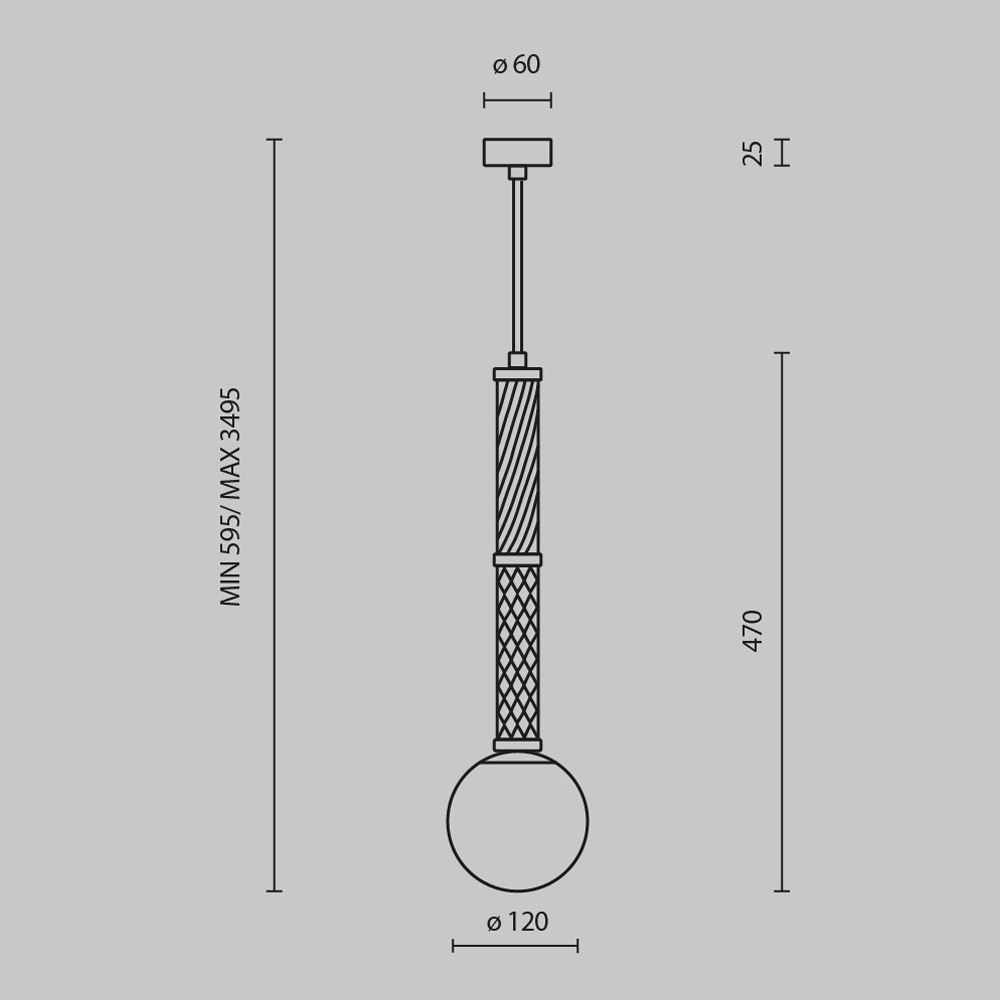 Maytoni Modern Teatro Подвесной светильник цвет: латунь MOD287PL-01BS1