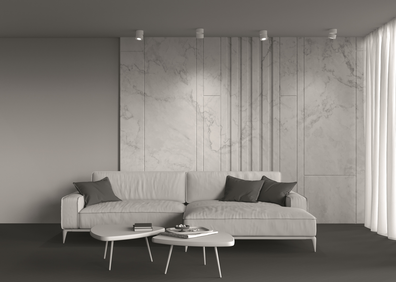 Maytoni Technical Yin Потолочный светильник цвет: белый C084CL-15W3K-W