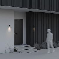 Maytoni Outdoor Sleek Настенный светильник (бра) цвет: графит O477WL-L2GF3K