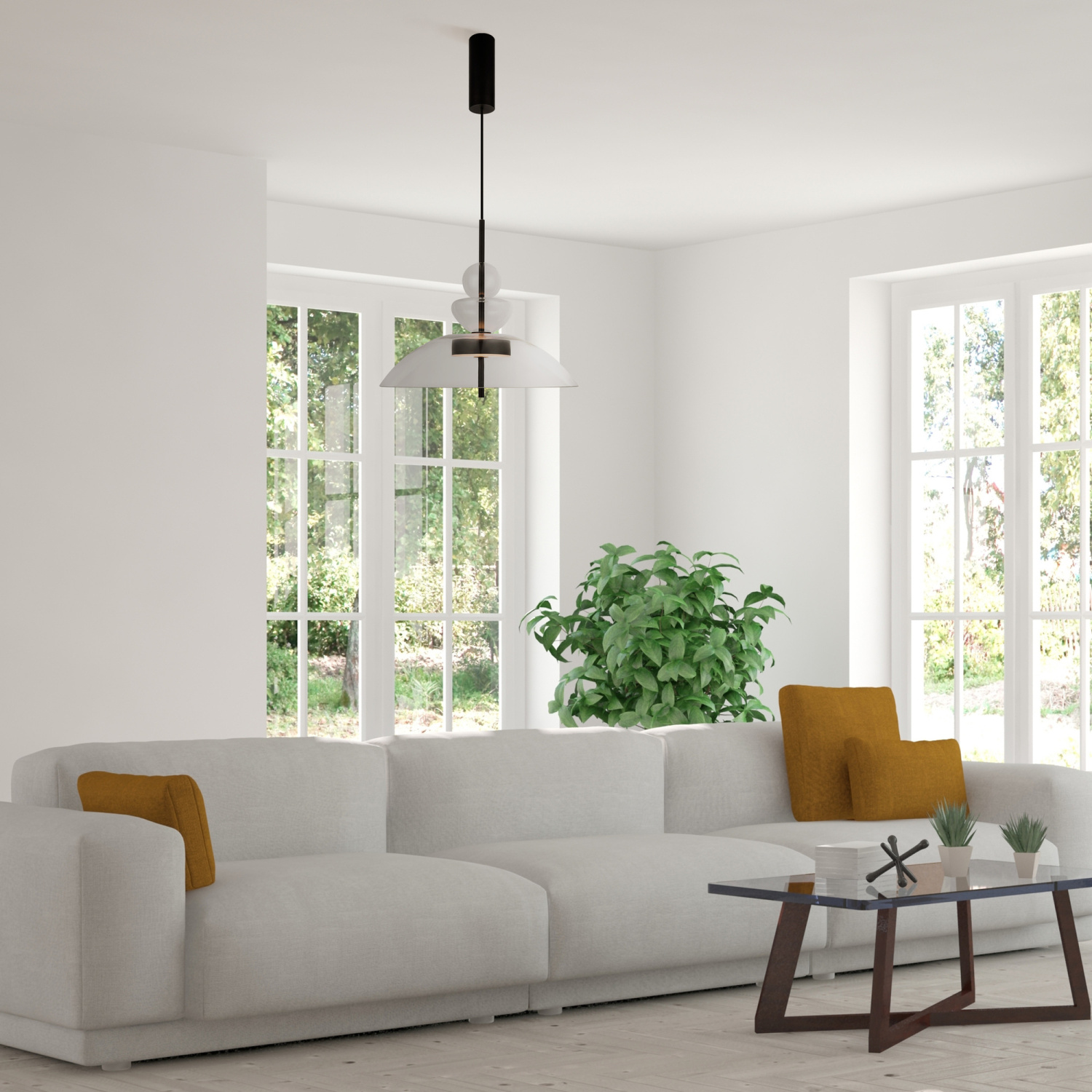 Maytoni Modern Bangkok Подвесной светильник цвет: черный MOD185PL-L6B3K3