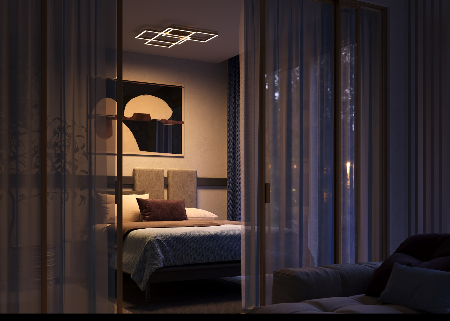 Maytoni Modern Rida Потолочный светильник цвет: золото MOD015CL-L80GK