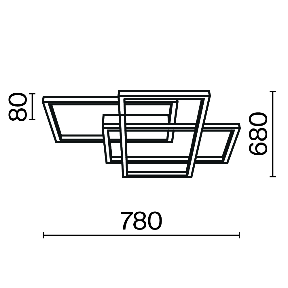 Maytoni Modern Rida Потолочный светильник цвет: золото MOD015CL-L80GK