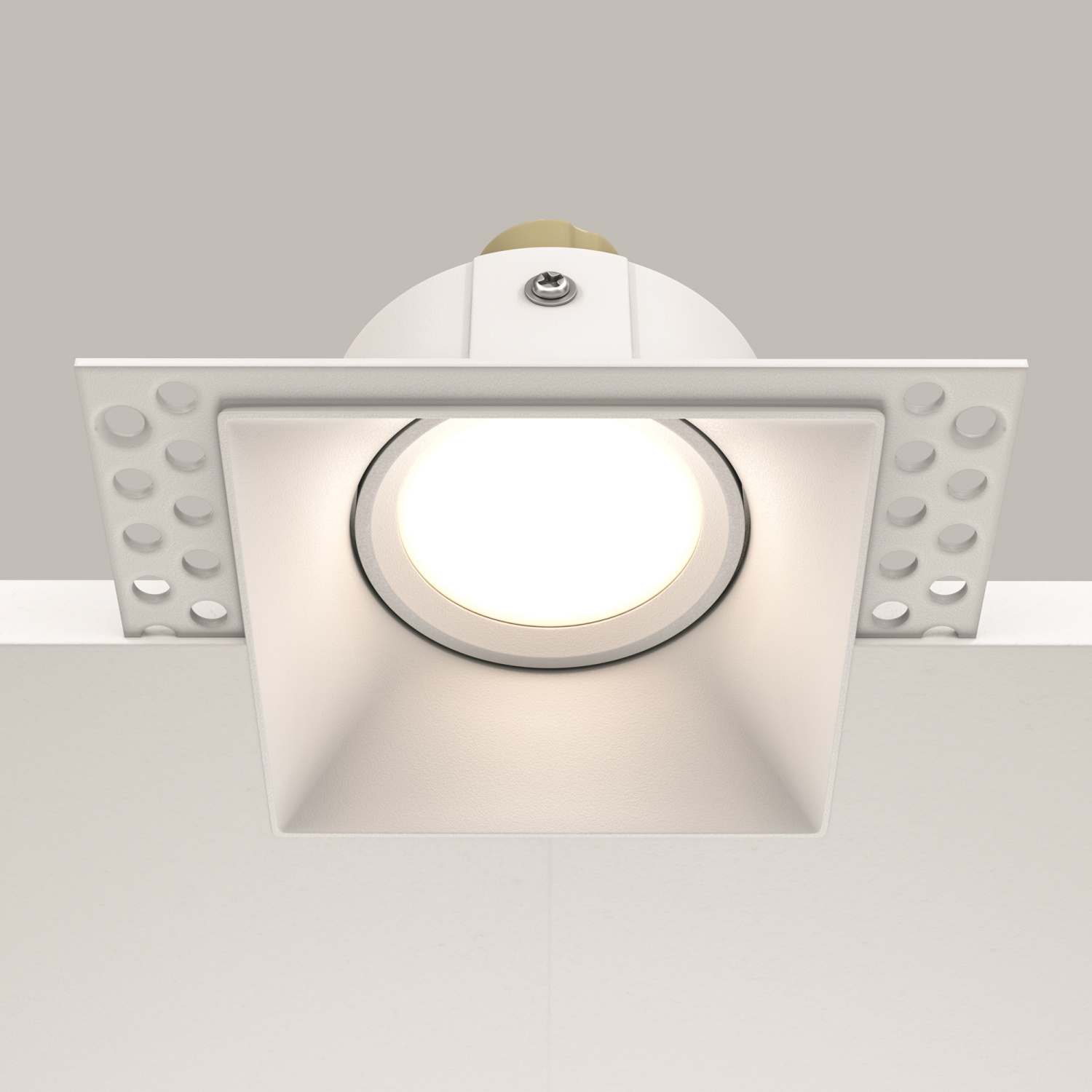 Maytoni Technical Dot Встраиваемый светильник цвет: белый DL042-01-SQ-W