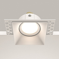 Maytoni Technical Dot Встраиваемый светильник цвет: белый DL042-01-SQ-W