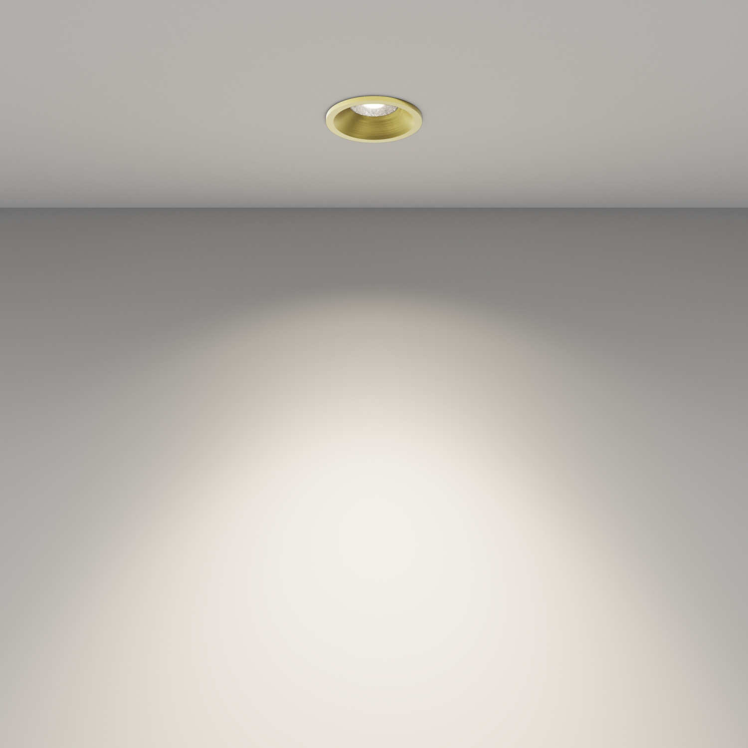 Maytoni Technical Mini Встраиваемый светильник цвет: латунь DL059-7W4K-BS