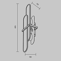 Maytoni Modern Marmo Настенный светильник (бра) цвет: латунь MOD099WL-02G1