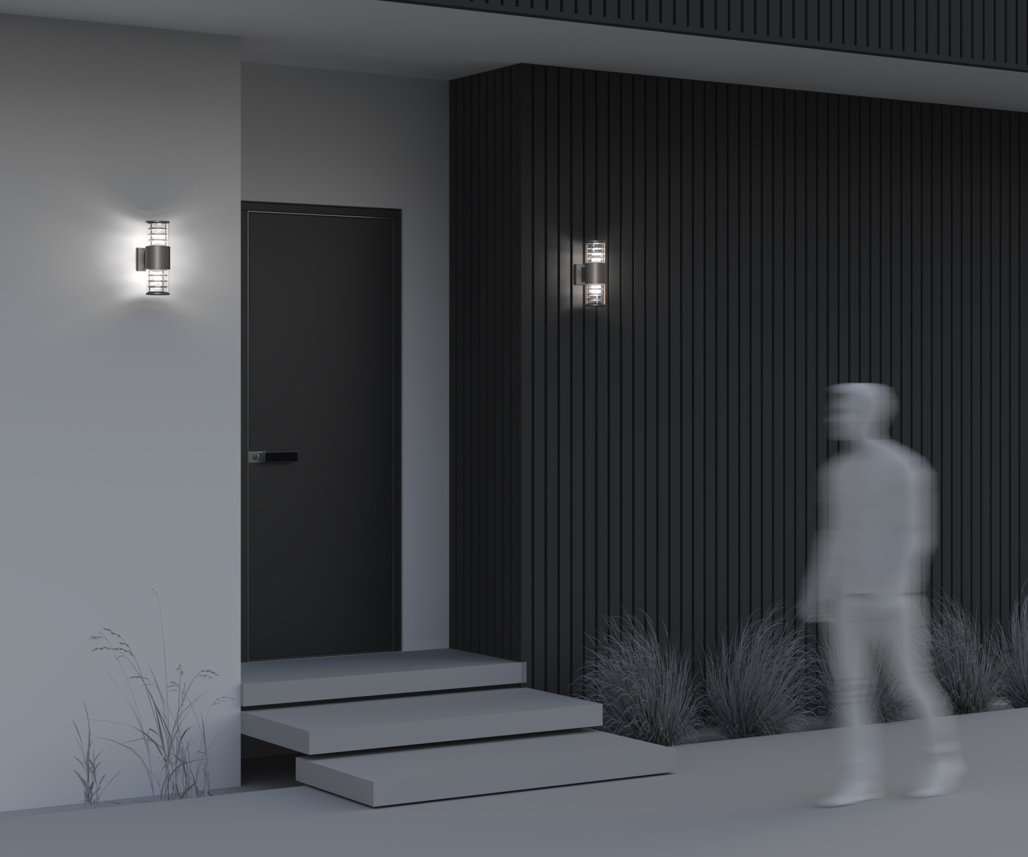 Maytoni Outdoor Bronx Настенный светильник (бра) цвет: серый O576WL-02GR