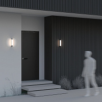 Maytoni Outdoor Rounge Настенный светильник (бра) цвет: черный O482WL-L12B3K