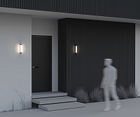 Maytoni Outdoor Rounge Настенный светильник (бра) цвет: черный O482WL-L12B3K