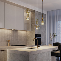 Maytoni Modern Level Подвесной светильник цвет: латунь MOD253PL-L18BS3K1