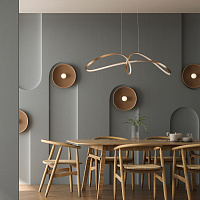 Maytoni Modern Curve Подвесной светильник цвет: золото MOD156PL-L52G4K