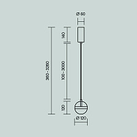 Maytoni Modern Area Подвесной светильник цвет: латунь MOD295PL-L20BS3K