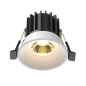 Maytoni Technical Round Встраиваемый светильник цвет: белый DL058-7W2.7K-W