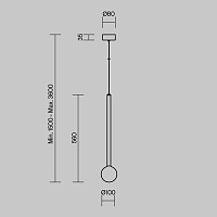 Maytoni Modern Bubble dream Подвесной светильник цвет: латунь MOD383PL-L4BS3K