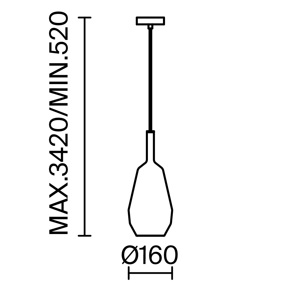 Maytoni Modern Duality Подвесной светильник цвет: черный MOD271PL-01B9
