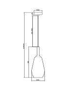 Maytoni Modern Duality Подвесной светильник цвет: черный MOD271PL-01B9