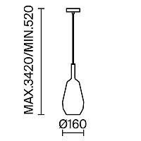 Maytoni Modern Duality Подвесной светильник цвет: черный MOD271PL-01B9