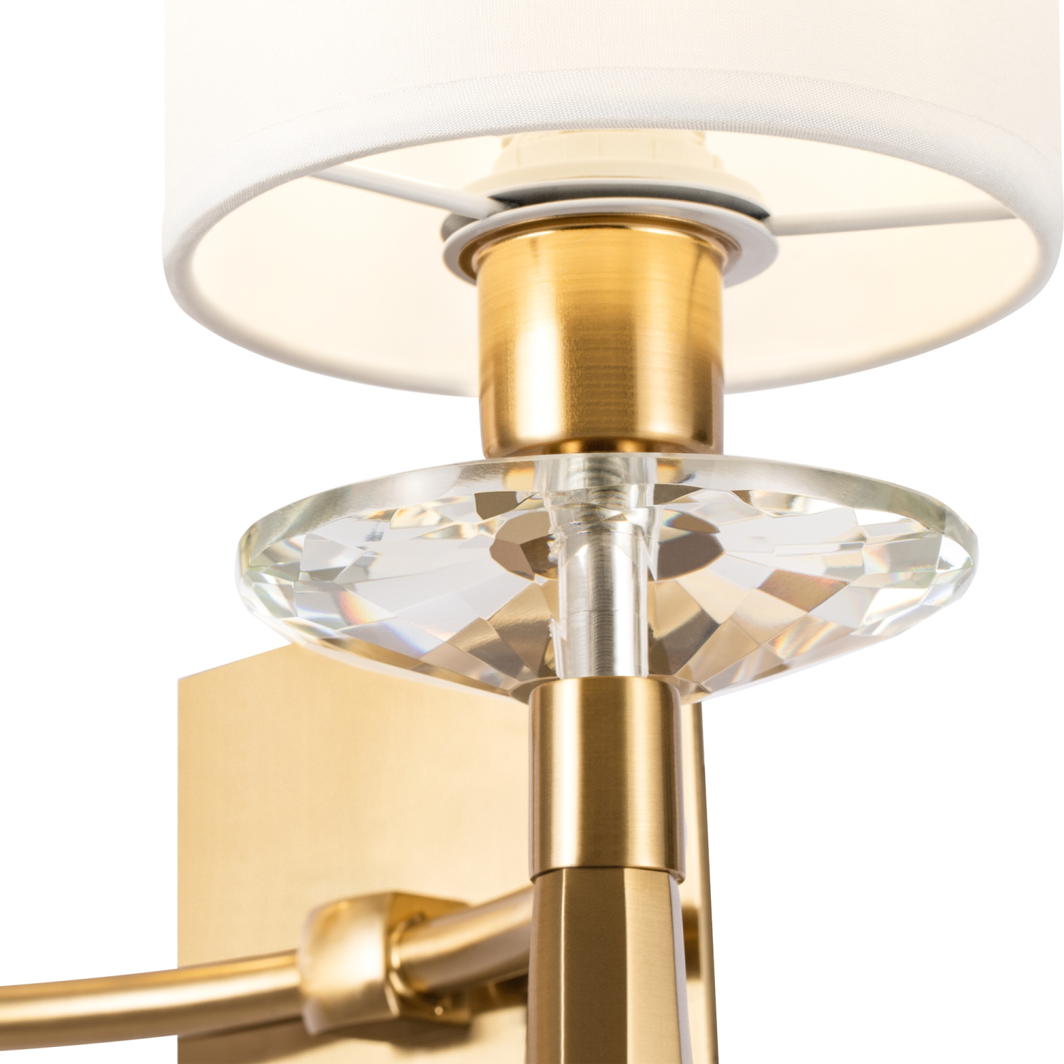 Maytoni Classic Bianco Настенный светильник (бра) цвет: латунь MOD224WL-02BS