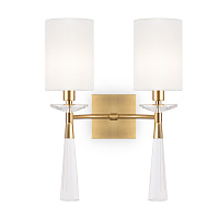 Maytoni Classic Bianco Настенный светильник (бра) цвет: латунь MOD224WL-02BS