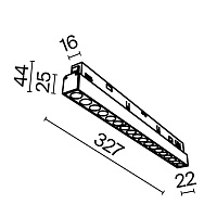 Maytoni Technical Points Трековый светильник цвет: белый TR031-2-18W3K-W