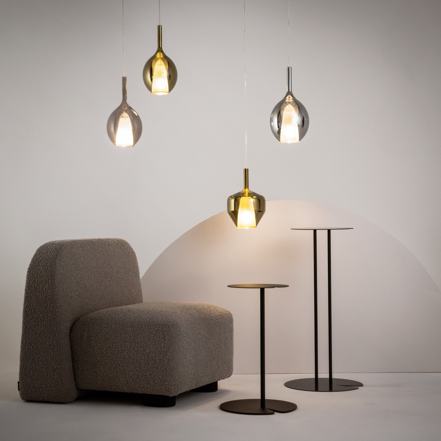 Maytoni Modern Duality Подвесной светильник цвет: черный MOD271PL-01B3