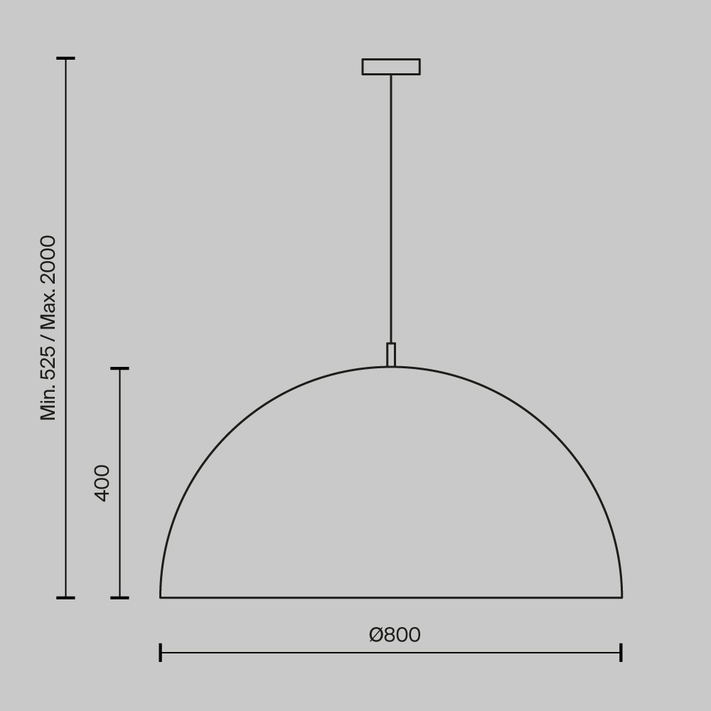 Maytoni Modern Dome Подвесной светильник цвет: черный MOD169PL-05GB1