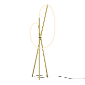 Maytoni Modern Crochet Напольный светильник (торшер) цвет: черный и латунь MOD369FL-L36BS3K