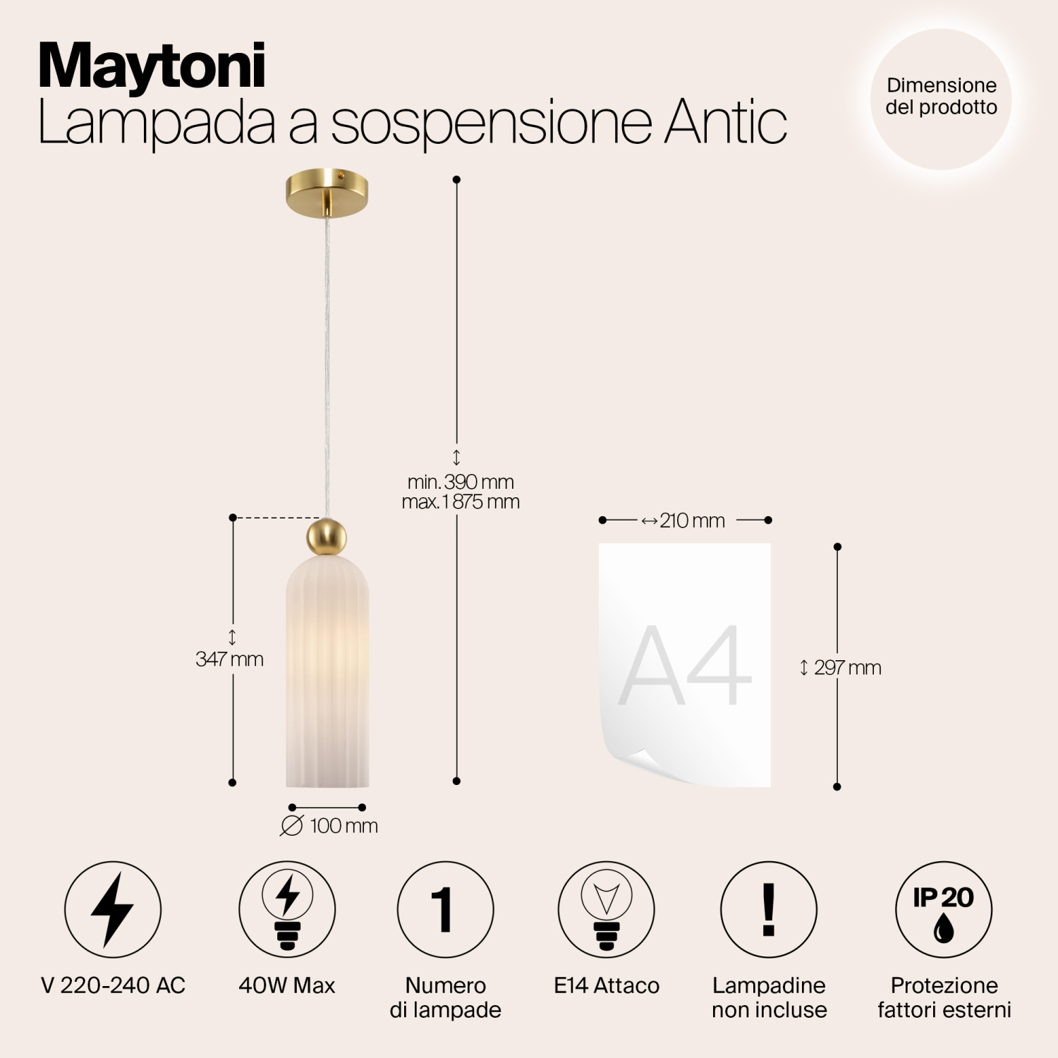 Maytoni Modern Antic Подвесной светильник цвет: золото MOD302PL-01W