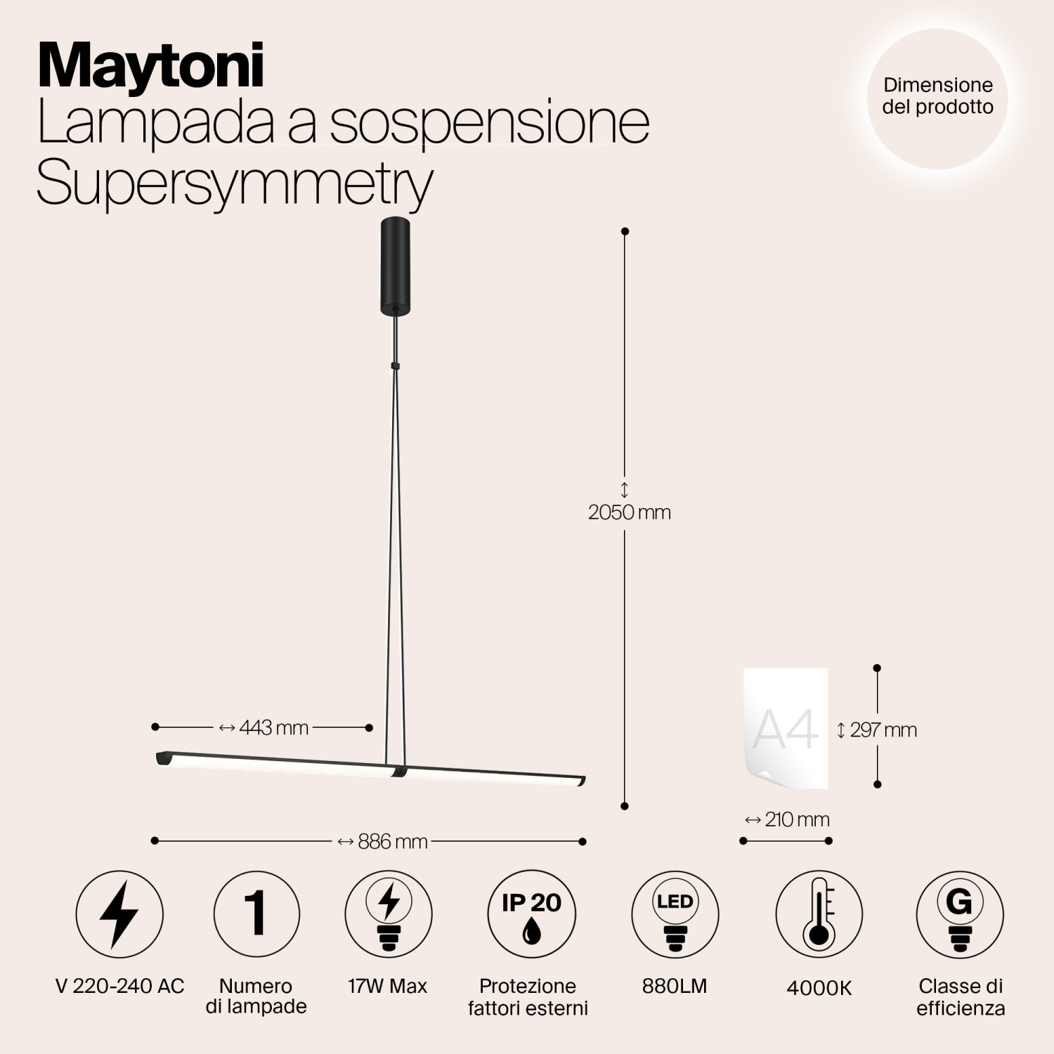 Maytoni Modern Supersymmetry Подвесной светильник цвет: черный P096PL-L11BK
