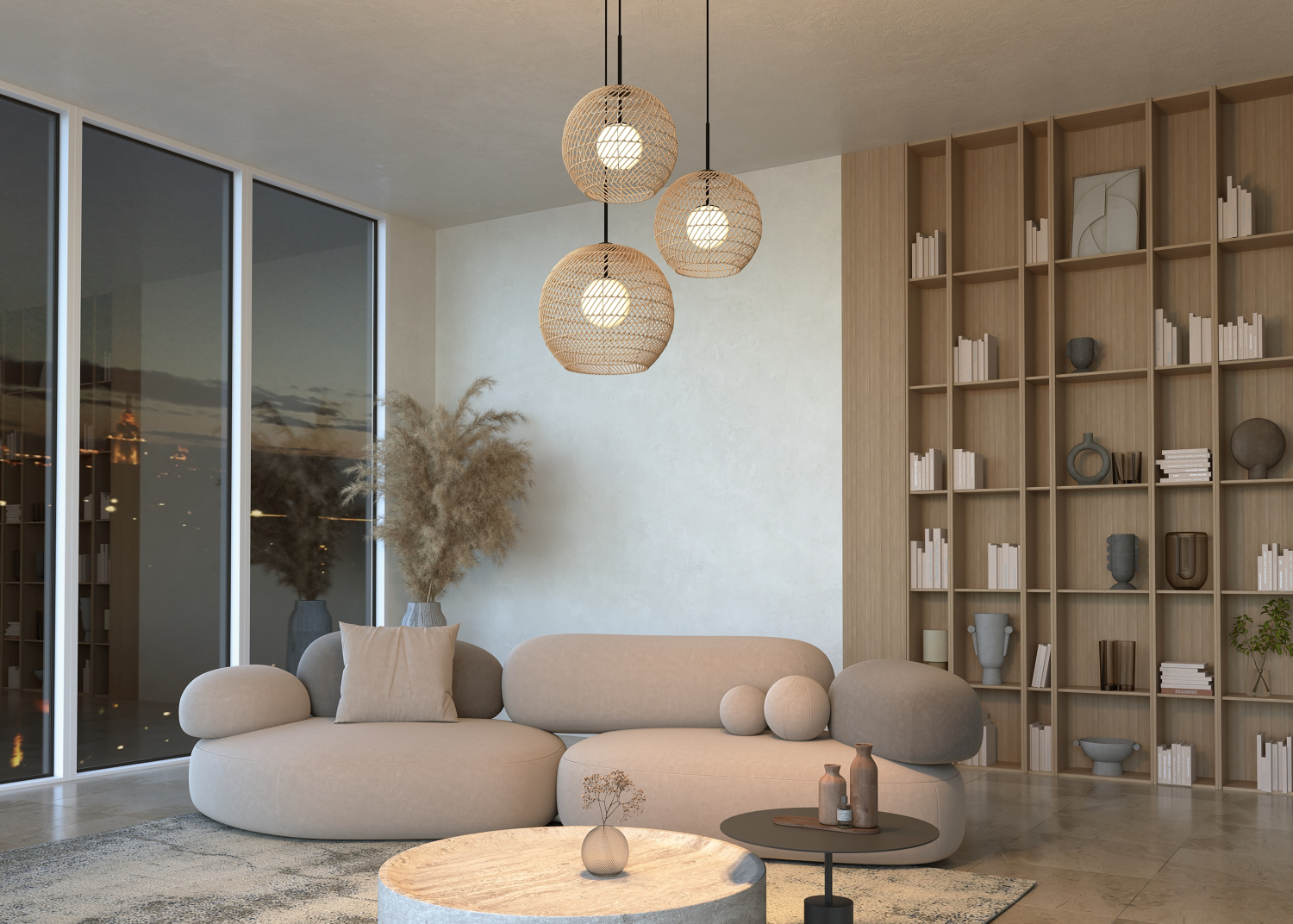 Maytoni Modern Cane Подвесной светильник цвет: черный MOD204PL-01BG