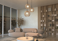 Maytoni Modern Cane Подвесной светильник цвет: черный MOD204PL-01BG