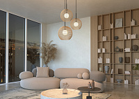 Maytoni Modern Cane Подвесной светильник цвет: черный MOD204PL-01BG