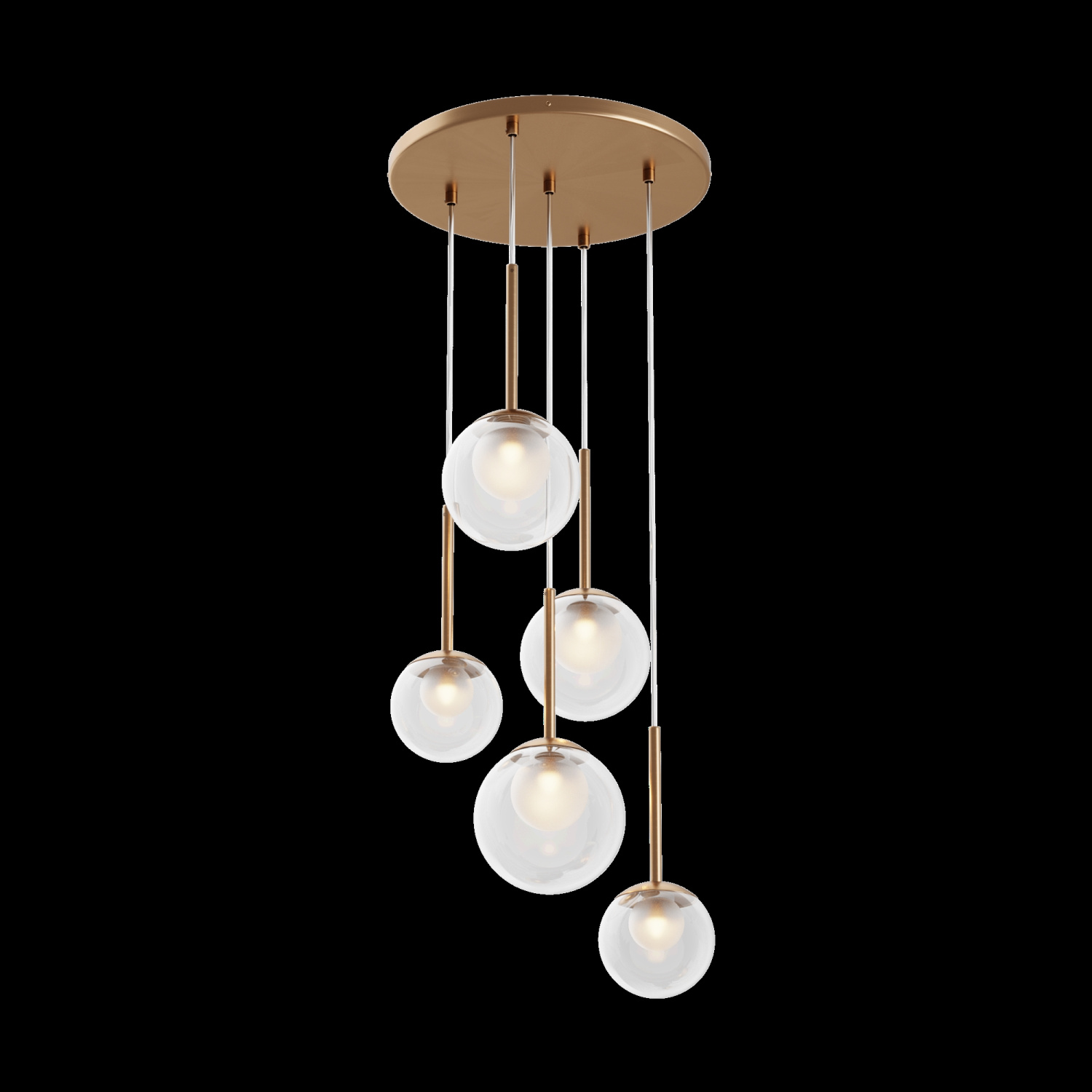 Maytoni Modern Basic form Подвесной светильник цвет: золото MOD521PL-05G