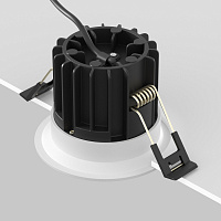 Maytoni Technical Round Встраиваемый светильник цвет: белый DL058-12W-DTW-W