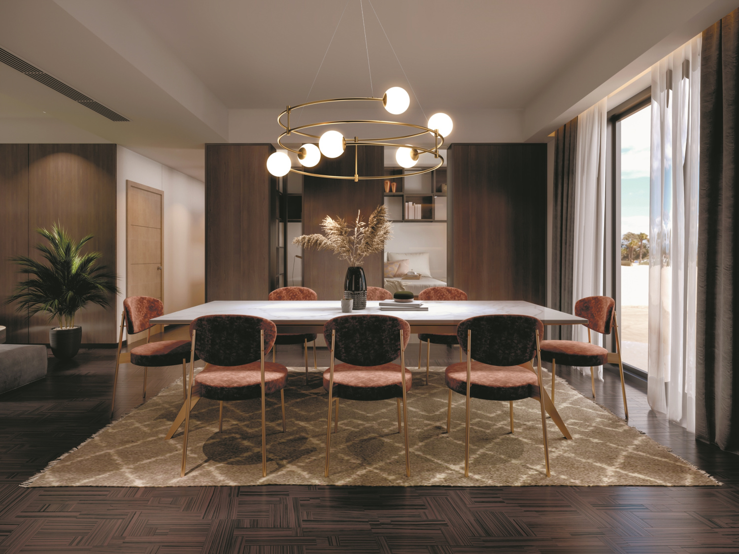 Maytoni Modern Balance Подвесной светильник цвет: золото MOD317PL-06G