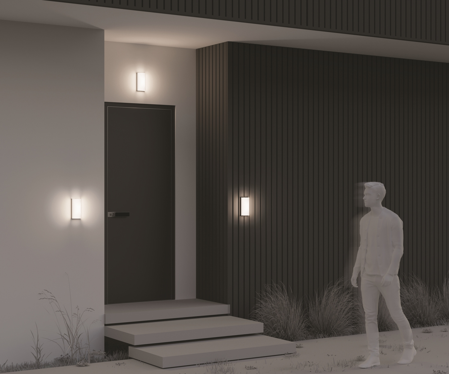 Maytoni Outdoor Badd Настенный светильник (бра) цвет: графит O454WL-L10GF3K1