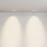 Maytoni Technical Lens Встраиваемый светильник цвет: белый DL105-12W3K-W