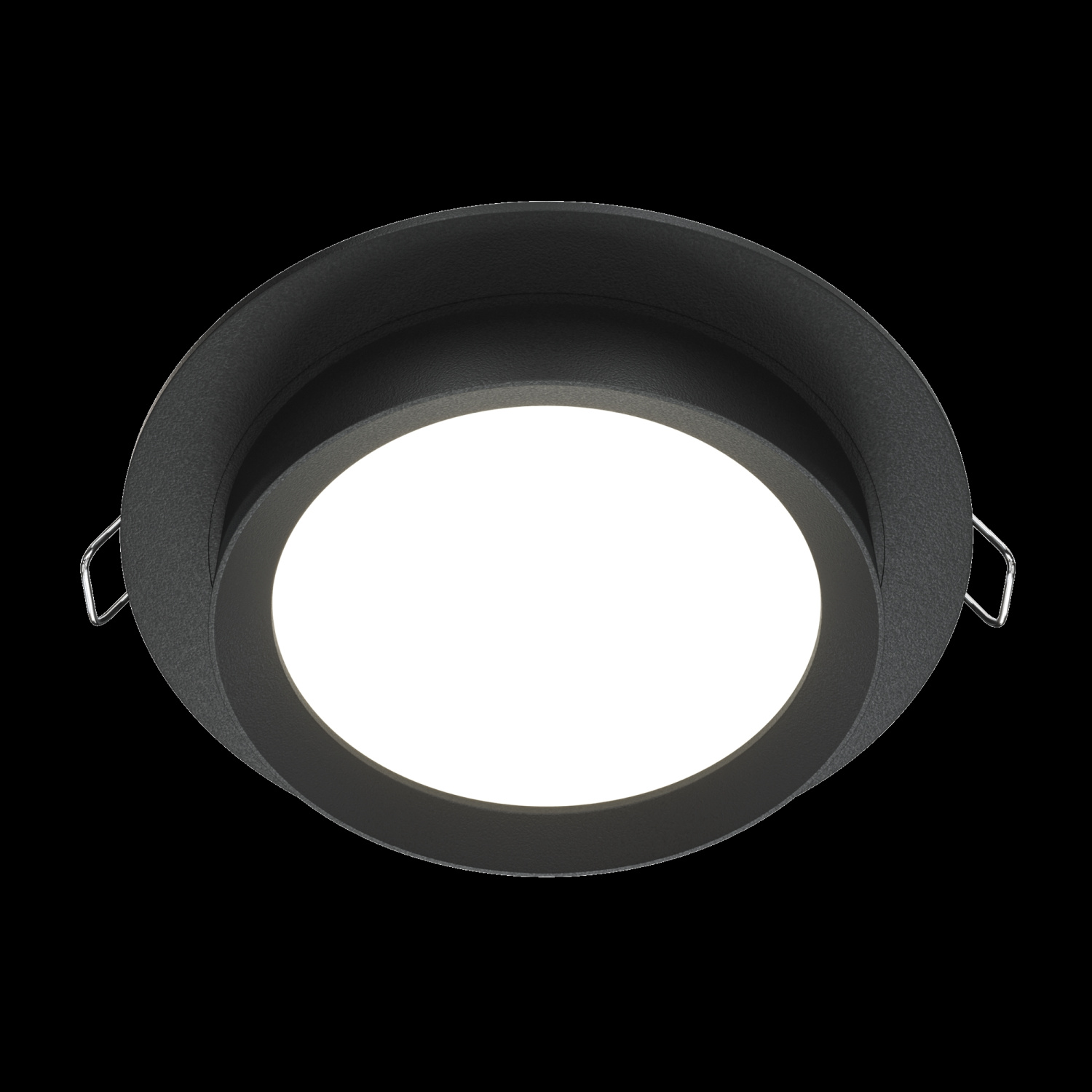 Maytoni Technical Hoop Встраиваемый светильник цвет: черный DL086-GX53-RD-B